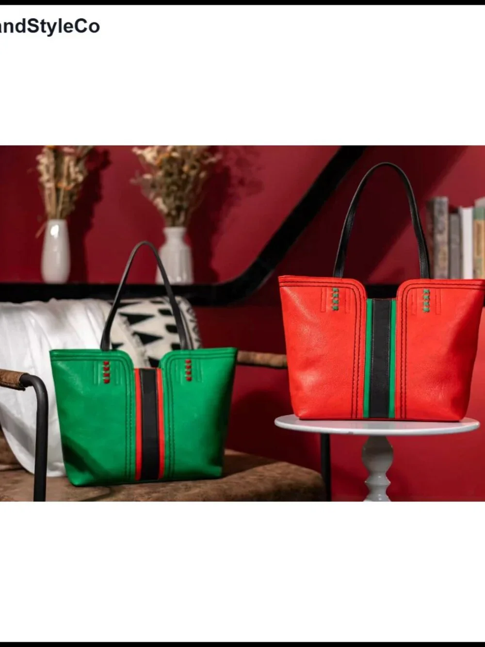 Vegan Leather Satchel Tote Bag with Handles Shoulder Purse